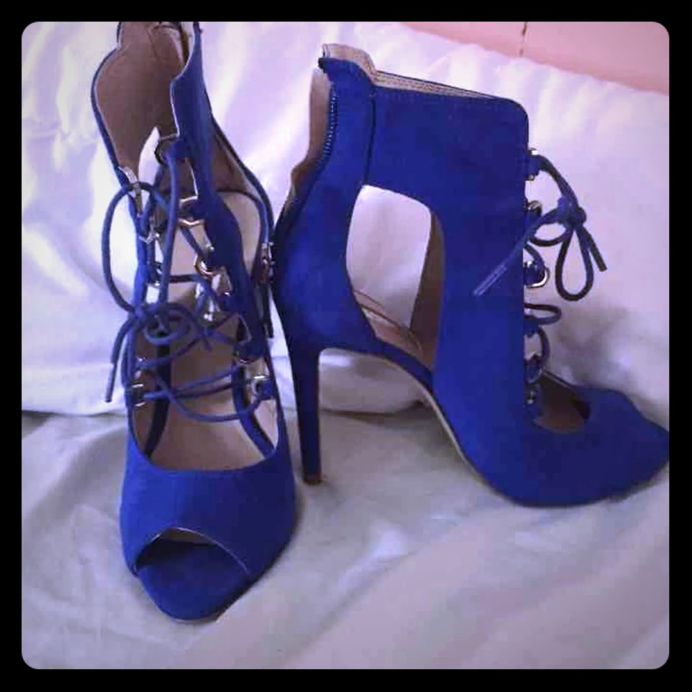 Guess Royal Blue Heels